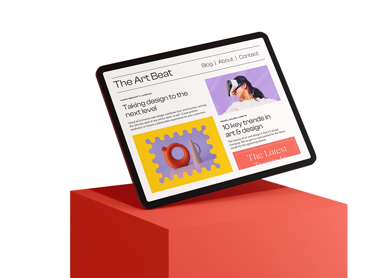 ipad and podium png