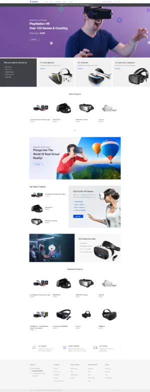 Tocdemo025跨境商城独立站 PC Home