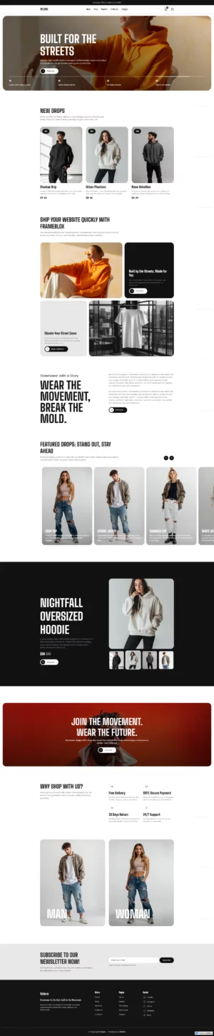 Tocdemo028跨境商城独立站 PC Home
