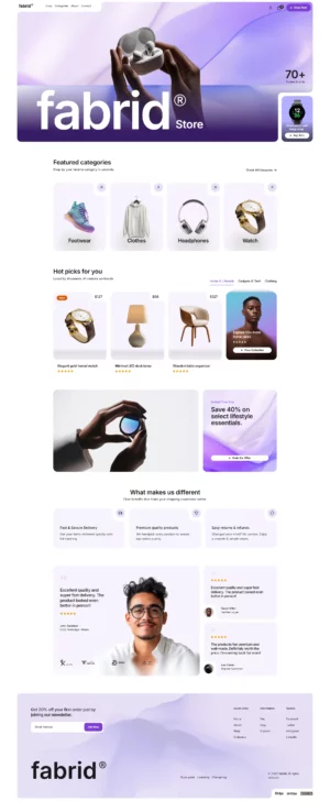 Tocdemo030跨境商城独立站 PC Home