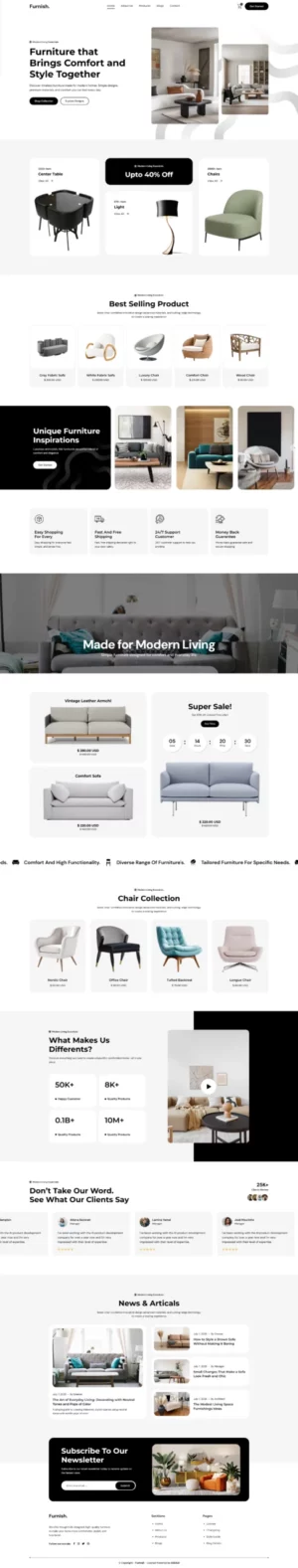 Tocdemo040跨境商城独立站 PC Home