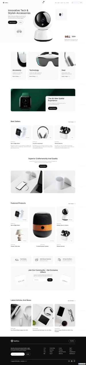 Tocdemo047跨境商城独立站 PC