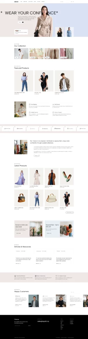 Tocdemo049跨境商城独立站 PC