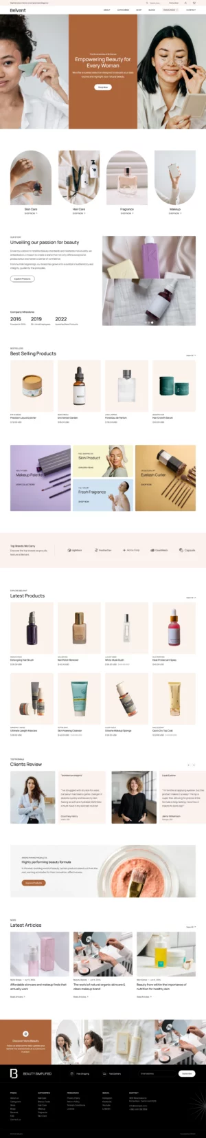 Tocdemo063跨境商城独立站 PC