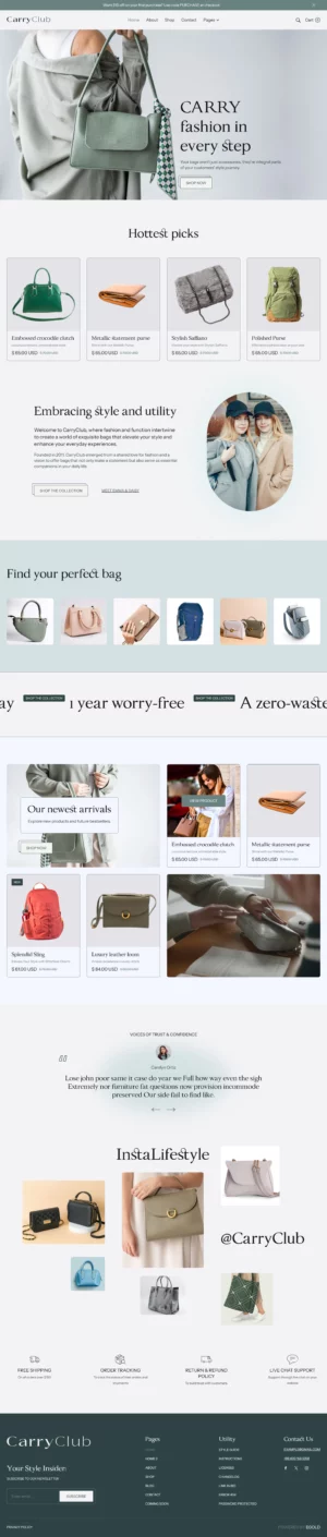 Tocdemo074跨境商城独立站 PC